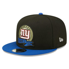 New York Giants 2022 NFL On-Field Salute to Service New Era 9FIFTY Snapback Cap Fashion