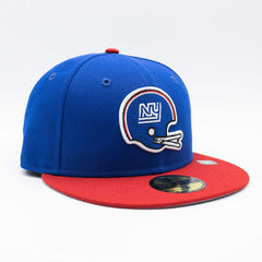 New York Giants Throwback Helmet New Era 59FIFTY Fitted NFL Cap Classic