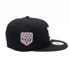 New York Giants Super Bowl XXV New Era 59FIFTY Fitted NFL Cap Black Classic