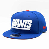 New York Giants Classic Blue Wordmark New Era 9FIFTY NFL Snapback Cap Taass sale