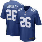 Saquon Barkley #26 New York Giants Game Football NFL Jersey Blue Classic