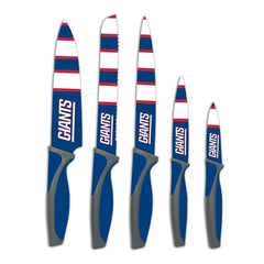 New York Giants NFL 5-Piece Kitchen Knife Set Taass for sale