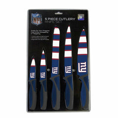 New York Giants NFL 5-Piece Kitchen Knife Set Taass for sale