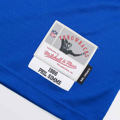 Phil Simms #11 New York Giants Mitchell & Ness Throwback NFL Jersey Blue Taass US