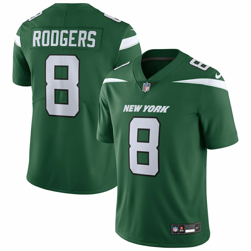Aaron Rodgers #8 New York Jets Nike Vapor Untouchable Limited NFL Jersey Green Taass sale