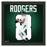 Aaron Rodgers #8 New York Jets Jersey Framed NFL Photo Classic