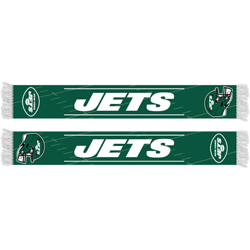 New York Jets Wordmark NFL Scarf Taass sale