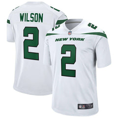 Zach Wilson #2 New York Jets Nike Game NFL Football Jersey White Lifestyle