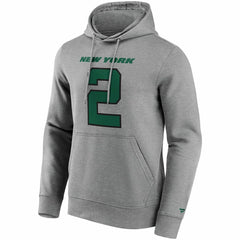 Zach Wilson #2 New York Jets Iconic Player NFL Hoodie Grey Fashion