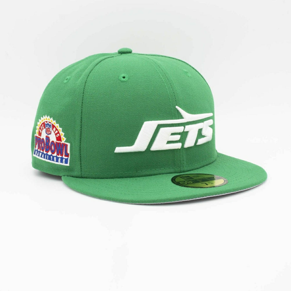 New York Jets 1988 Pro Bowl New Era 59FIFTY Fitted NFL Cap Green Lifestyle