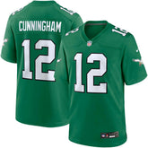 Randall Cunnigham #12 Philadelphia Eagles Classic Nike Game NFL Jersey Green Taass sale