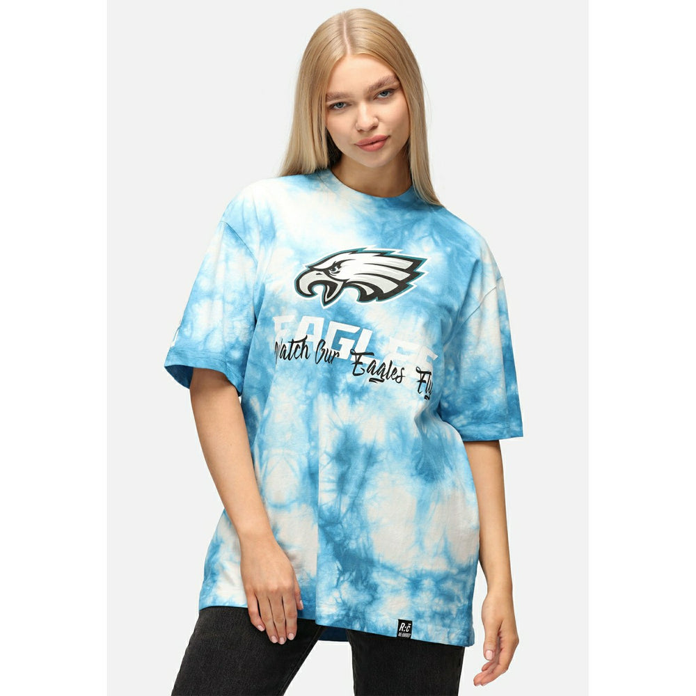 Philadelphia Eagles Tie-Dye Recovered Relaxed NFL T-Shirt Taass for sale
