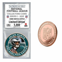 NFL Collectors Coins Series 1 Jalen Hurts Philadelphia Eagles Commemorative Coin Fashion