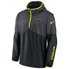 Philadelphia Eagles Nike VOLT Half-Zip NFL Jacket Black Lifestyle