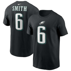 DeVonta Smith #6 Philadelphia Eagles Nike Player NFL T-Shirt Black Taass for sale