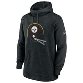 Pittsburgh Steelers Classic Throwback Fleece NFL Hoodie Black Classic