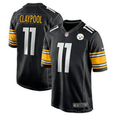 Chase Claypool #11 Pittsburgh Steelers Nike Game NFL Football Jersey Black Classic