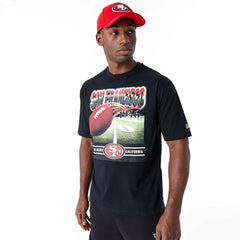 San Francisco 49ers Field Graphic New Era Oversized NFL T-Shirt Taass US