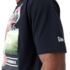 San Francisco 49ers Field Graphic New Era Oversized NFL T-Shirt Taass US