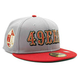 San Francisco 49ers Pivot Mesh Crown New Era 59FIFTY Fitted NFL Cap Classic