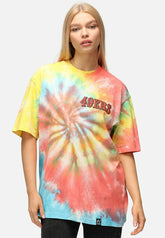 San Francisco 49ers Rainbow Tie-Dye Recovered Relaxed NFL T-Shirt Taass sale