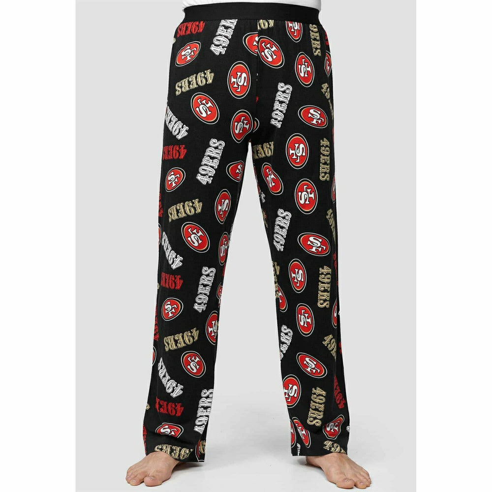 San Francisco 49ers Recovered NFL Lounge Pants Black Taass sale