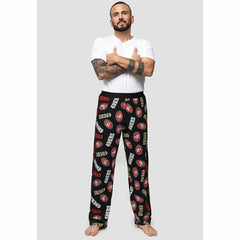 San Francisco 49ers Recovered NFL Lounge Pants Black Taass sale