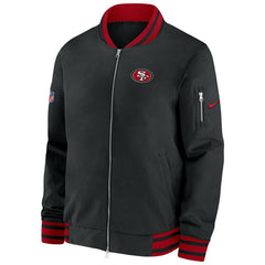 San Francisco 49ers NFL Sideline Nike Coach Bomber Jacket Taass US