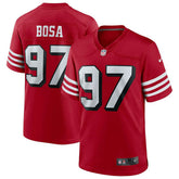 Nick Bosa #97 San Francisco 49ers Nike Game NFL Jersey Alternate Red Taass sale