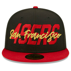 San Francisco 49ers 2022 NFL Draft On-Stage New Era 59FIFTY Fitted Cap Taass sale