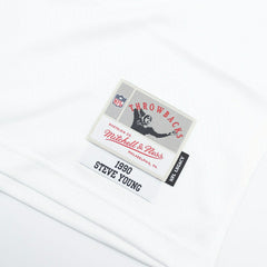 Steve Young #8 San Francisco 49ers Mitchell & Ness Throwback NFL Jersey White Taass for sale