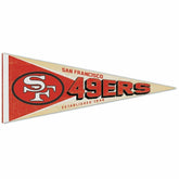 San Francisco 49ers Premium Throwback NFL Pennant Taass for sale