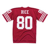 Jerry Rice #80 San Francisco 49ers 1990 Legacy Throwback NFL Jersey Red Classic