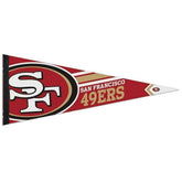 San Franciso 49ers Big Logo Premium Football NFL Pennant Lifestyle