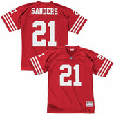 Deion Sanders #21 San Francisco 49ers Legacy Throwback NFL Jersey Red Taass sale