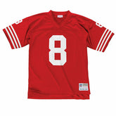 Steve Young #8 San Francisco 49ers Mitchell & Ness Throwback NFL Jersey Red Taass for sale