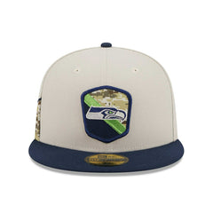 Seattle Seahawks 2023 NFL Salute to Service New Era 59FIFTY Fitted Cap Classic