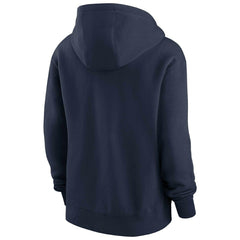 Seattle Seahawks Wordmark Nike Club NFL Hoodie Navy (WOMEN'S) Lifestyle