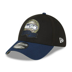 Seattle Seahawks 2022 NFL On-Field Salute to Service New Era 39THIRTY Flex Cap Taass for sale