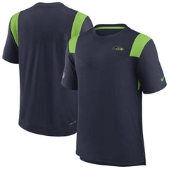 Seattle Seahawks 2022 NFL Sideline Nike Performance Player Top Navy Taass US