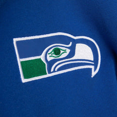 Seattle Seahawks Mitchell & Ness NFL Full Zip Fleece Hoodie Taass sale