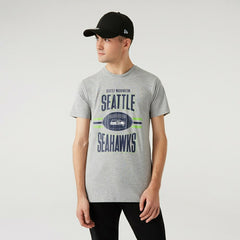 Seattle Seahawks Football New Era NFL T-Shirt Grey Taass for sale