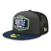 Seattle Seahawks Official 2021 NFL Draft New Era 59FIFTY Fitted Cap Taass US