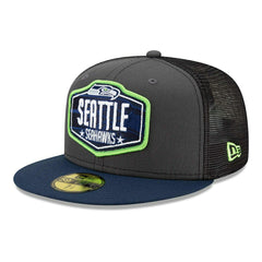 Seattle Seahawks Official 2021 NFL Draft New Era 59FIFTY Fitted Cap Taass US