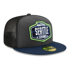 Seattle Seahawks Official 2021 NFL Draft New Era 59FIFTY Fitted Cap Taass US