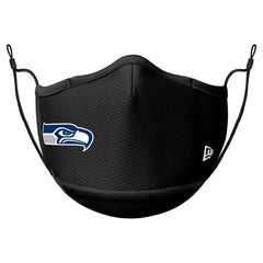 Seattle Seahawks Official NFL On-Field Face Mask Black Classic
