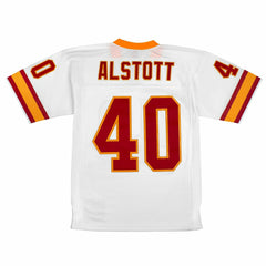 Mike Alstott #40 Tampa Bay Buccaneers Mitchell & Ness Throwback NFL Jersey White Classic