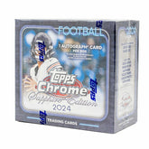 2024 Topps Chrome Sapphire Football Hobby Box Taass sale