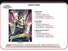 2024 Topps Chrome Football Mega Box Taass sale