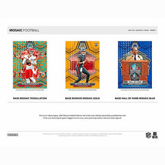 2024 Panini Mosaic Football NFL Hobby Box Taass for sale